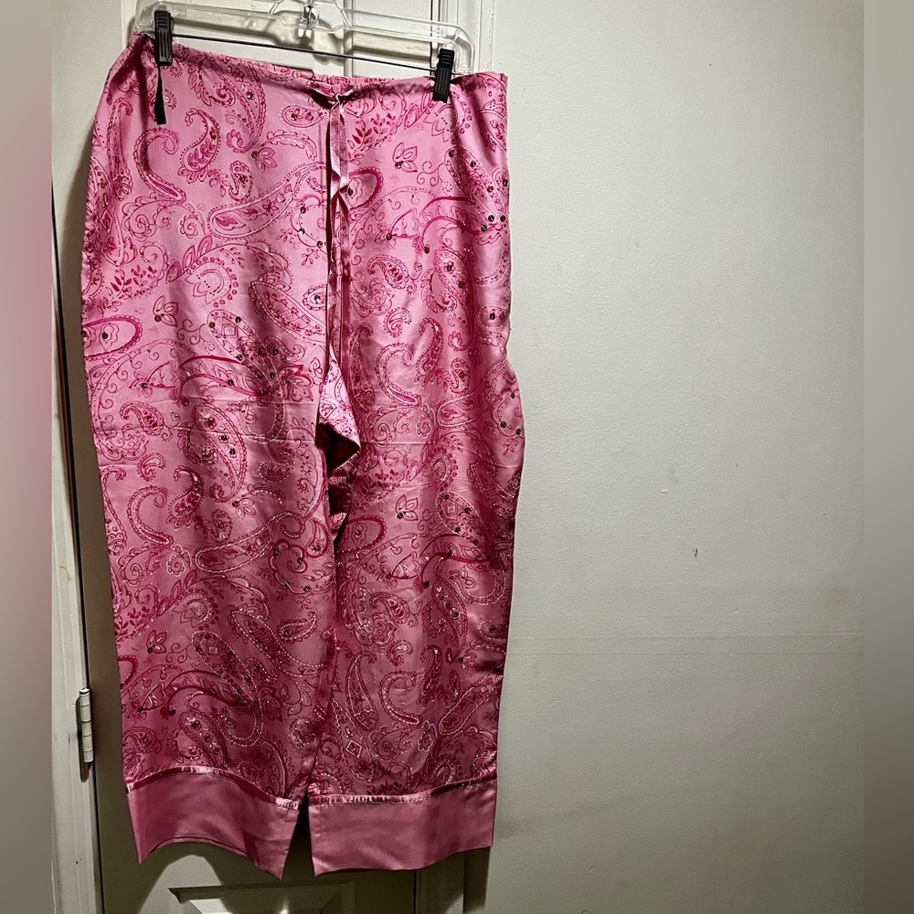 NWOT Boston Proper 109% silk pajama pants with sequins